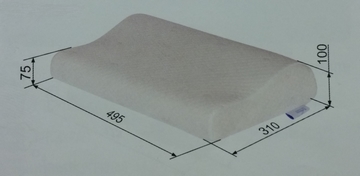 Анатомическая подушка Сонэта, наполнитель Memory Foam в интернет магазине «МатрасыЧ»